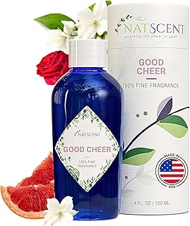 Good Cheer Essential Oils for Diffusers for Home, Nature-derived Citrus Essential Oil, Long-Lasting & Family-Friendly Diffuser Oils Scents, IFRA Certified, Cold Air & Ultrasonic - 4 oz