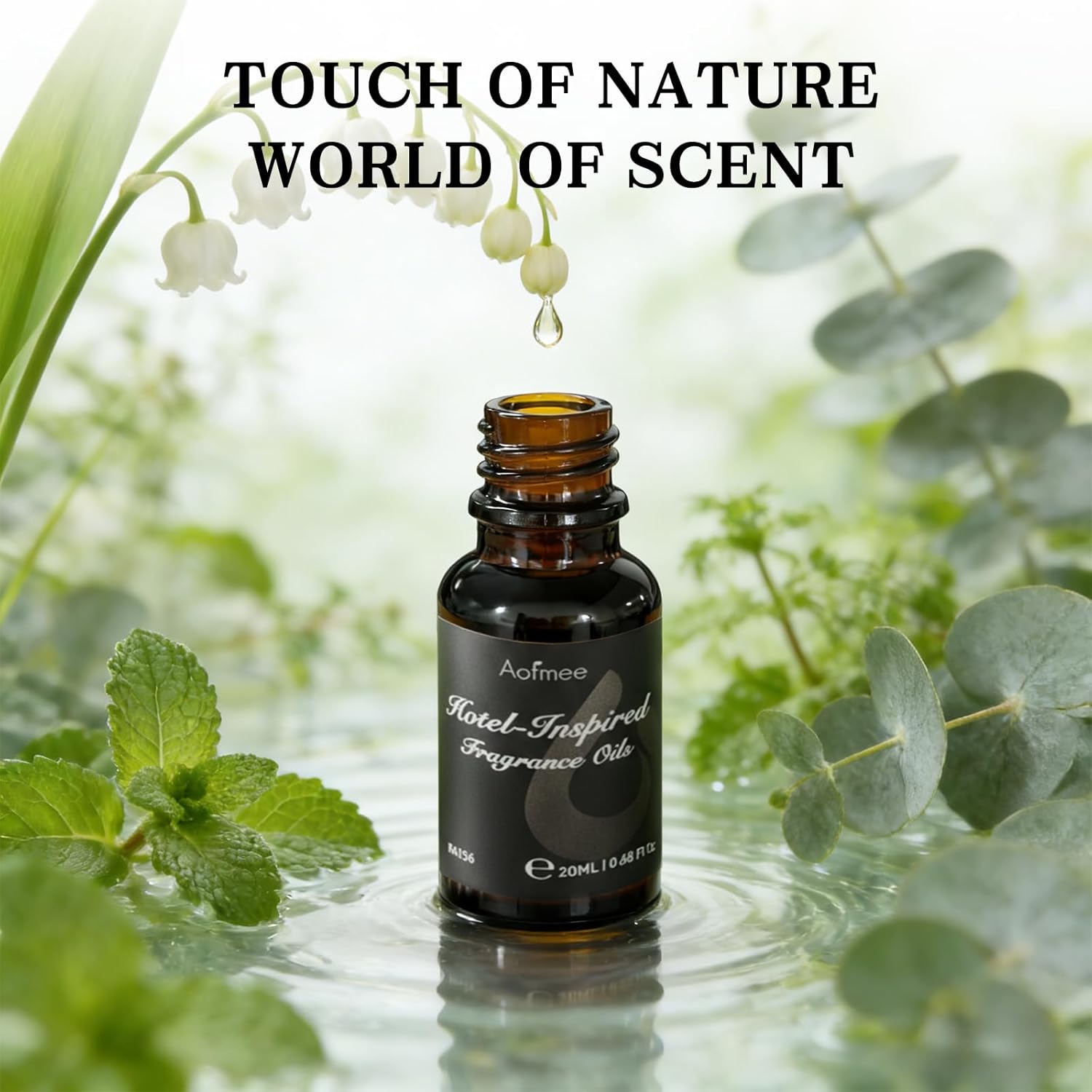 Aofmee Hotel Scent Diffuser Oil: Inspired by Five Star Hotels - Luxury Fragrance Oil RA156 for Ultrasonic and Waterless Scent Diffuser - 20ml .68 fl oz