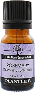 Plantlife Rosemary Aromatherapy Essential Oil - Straight from The Plant 100% Pure Therapeutic Grade - No Additives or Fillers - 10 ml