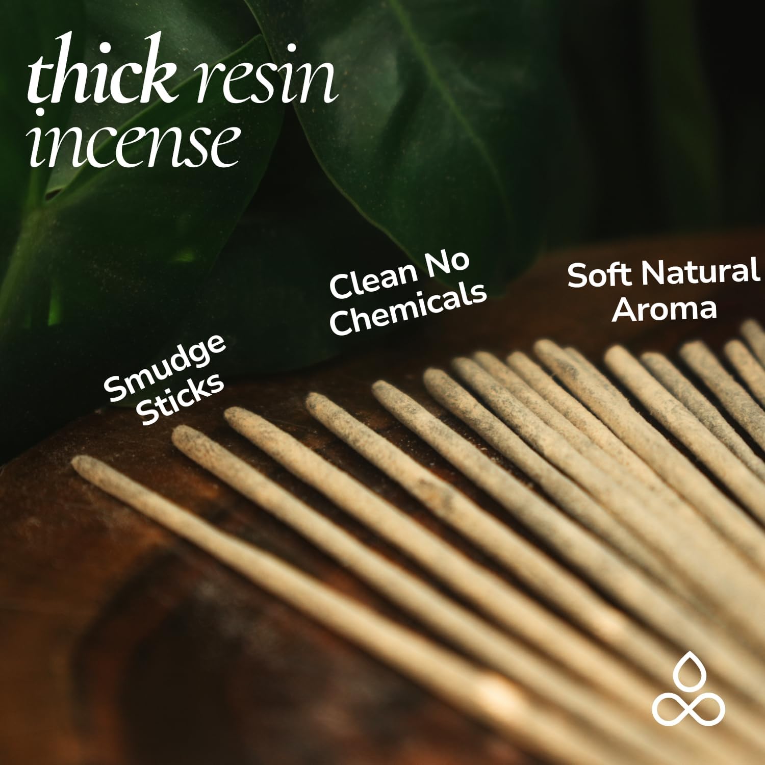 CALMVEDA White Copal Incense Sticks - 24+ Sticks Thick, Natural Resin Incense Made from Mexican Copalsera | Sweet Smelling Spiritual Inscents for Purification (Incienso De Copal)