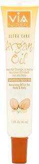 Via Natural Ultra Care - Argan Oil, Promotes hair growth, makes hair stronger and healthier, concentrated natural oil, moisturizer, moisturizing oil, nourishment