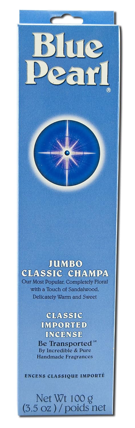 Blue Pearl Classic Incense, Champa, 100 Gram