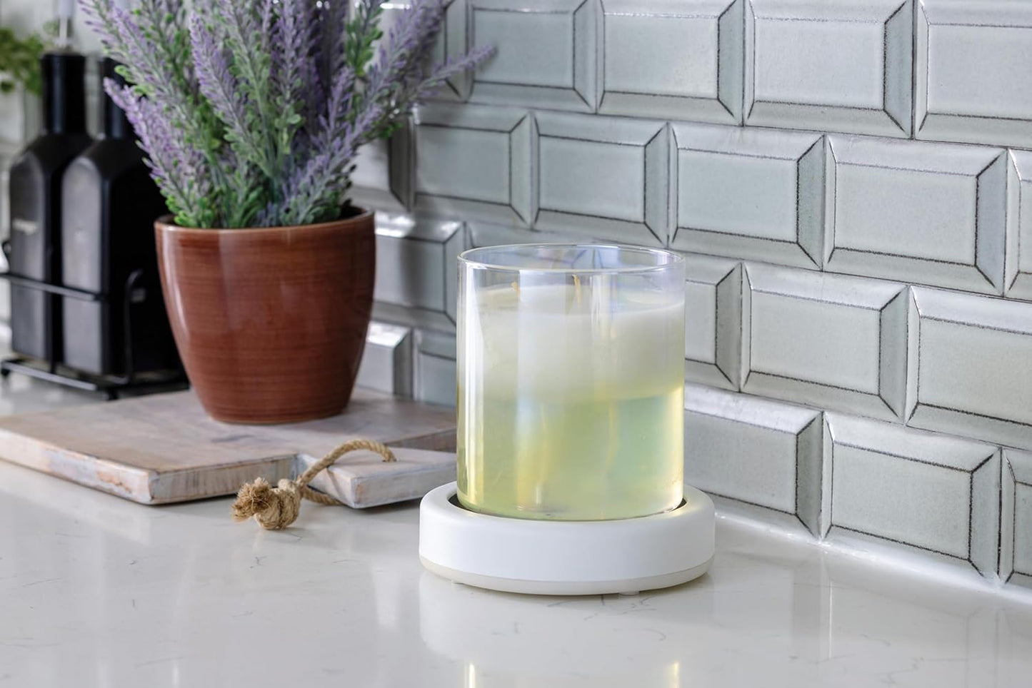 Candle Warmers ETC Timer Candle Plate Warmer