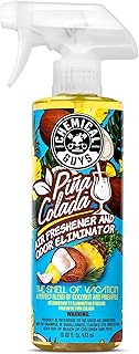 Chemical Guys AIR22916 Pina Colada Air Freshener and Odor Eliminator, (Great for Cars, Trucks, SUVs, RVs, Home, Office, Dorm Room & More) 16 fl oz