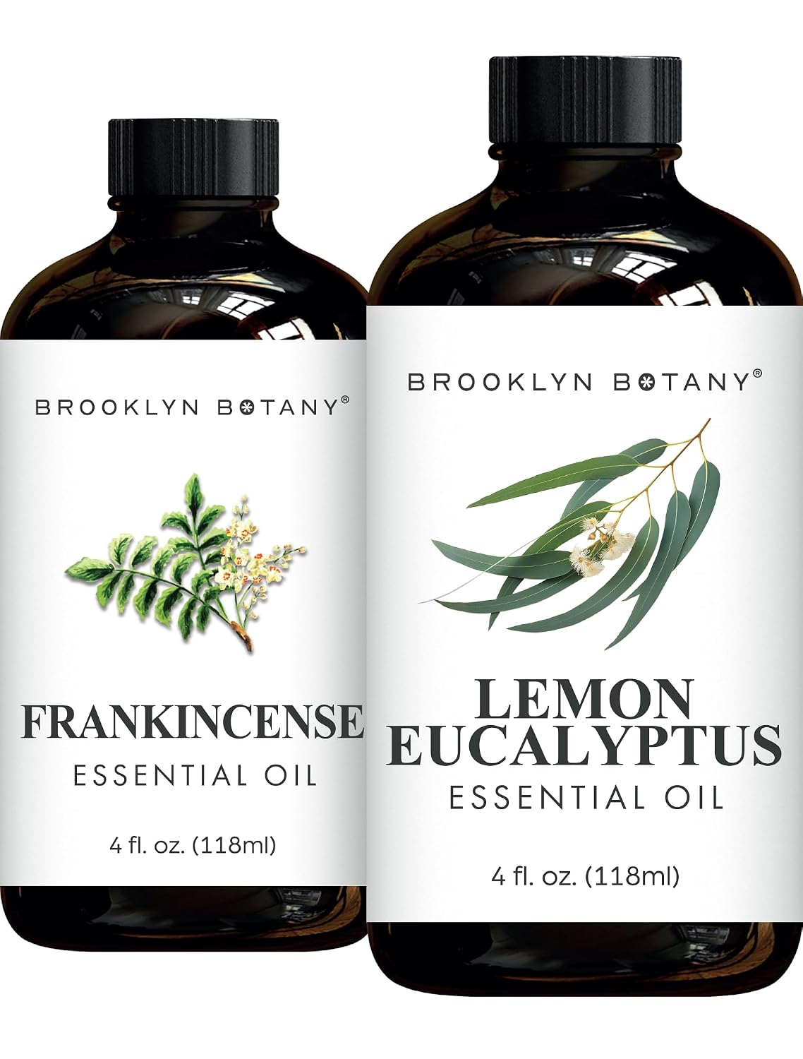 Brooklyn Botany Frankincense & Lemon Eucalyptus Essential Oils