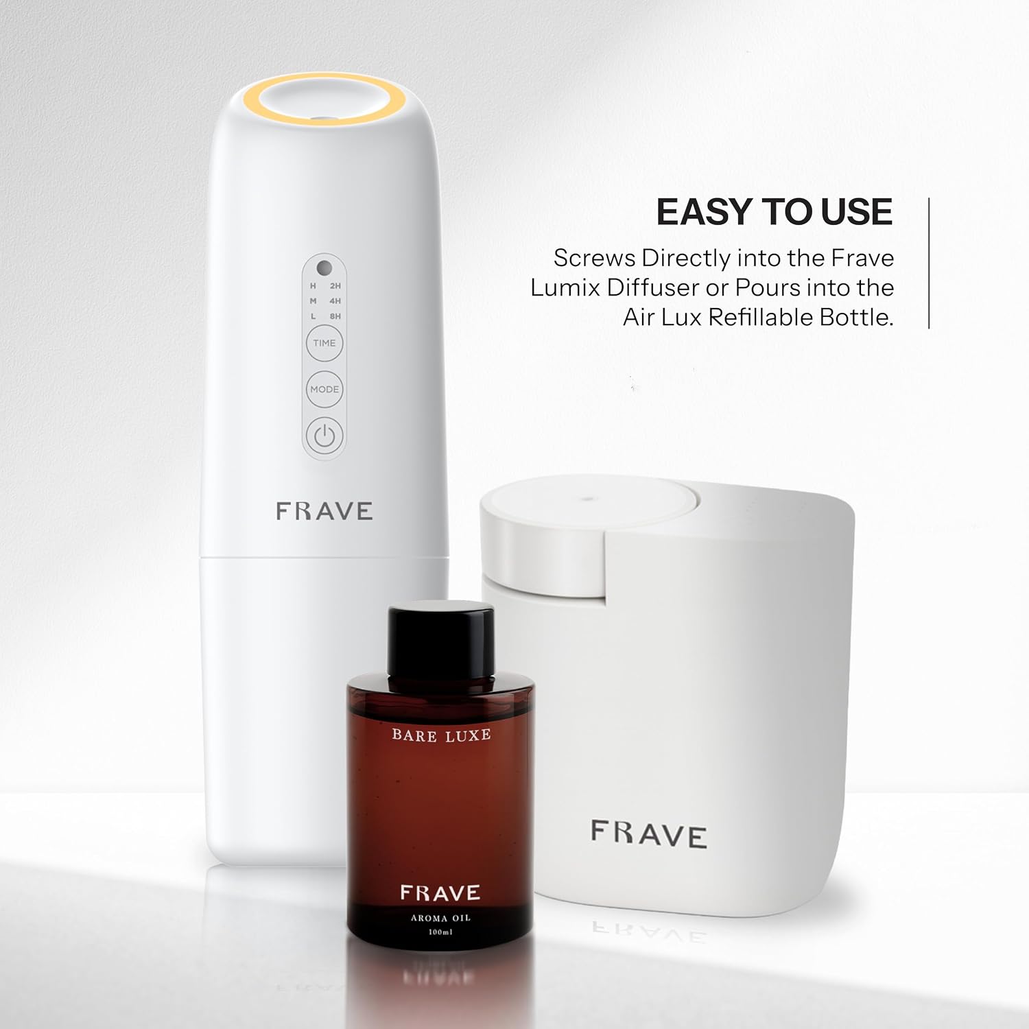 Bare Luxe Hotel Diffuser Oil, 100ml, 3.38 oz Aroma Oil, Scent Inspired by Victoria’s Secret Bare Fragrance, Aromatherapy Refill Fragrance for Waterless Cold Air Diffusers, Home, Office, Hotel