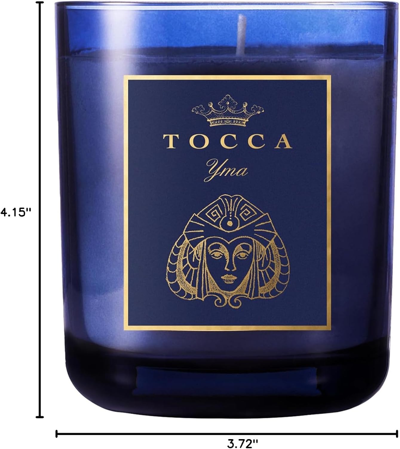 TOCCA Yma 10oz Candle - Guava & Red Currant Scented, Hand Poured Soy-Wax Blend with 100% Cotton Wick, 60 Hour Burn Time