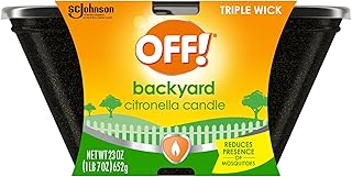 SC Johnson Off 3 Wick Citronella Bucket, 23 oz, Pack of 1