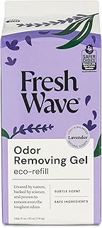 Fresh Wave Lavender Odor Removing Gel Refill, 63 oz, Every 15 oz. lasts 30-60 Days, For Cooking (Package May Vary)