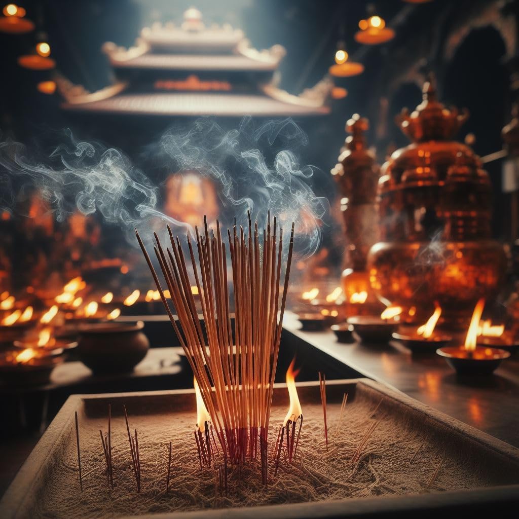 Organic Cedarwood Essential Oil Incense- 11 Inch Sticks-20 Pack (Essential Oil INCENESE)