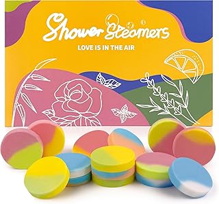 Shower Steamers Aromatherapy, 15PCS Natural Organic Shower Bombs with Essential Oils for Home Spa, Birthday Christmas Gift Basket for Women/Men