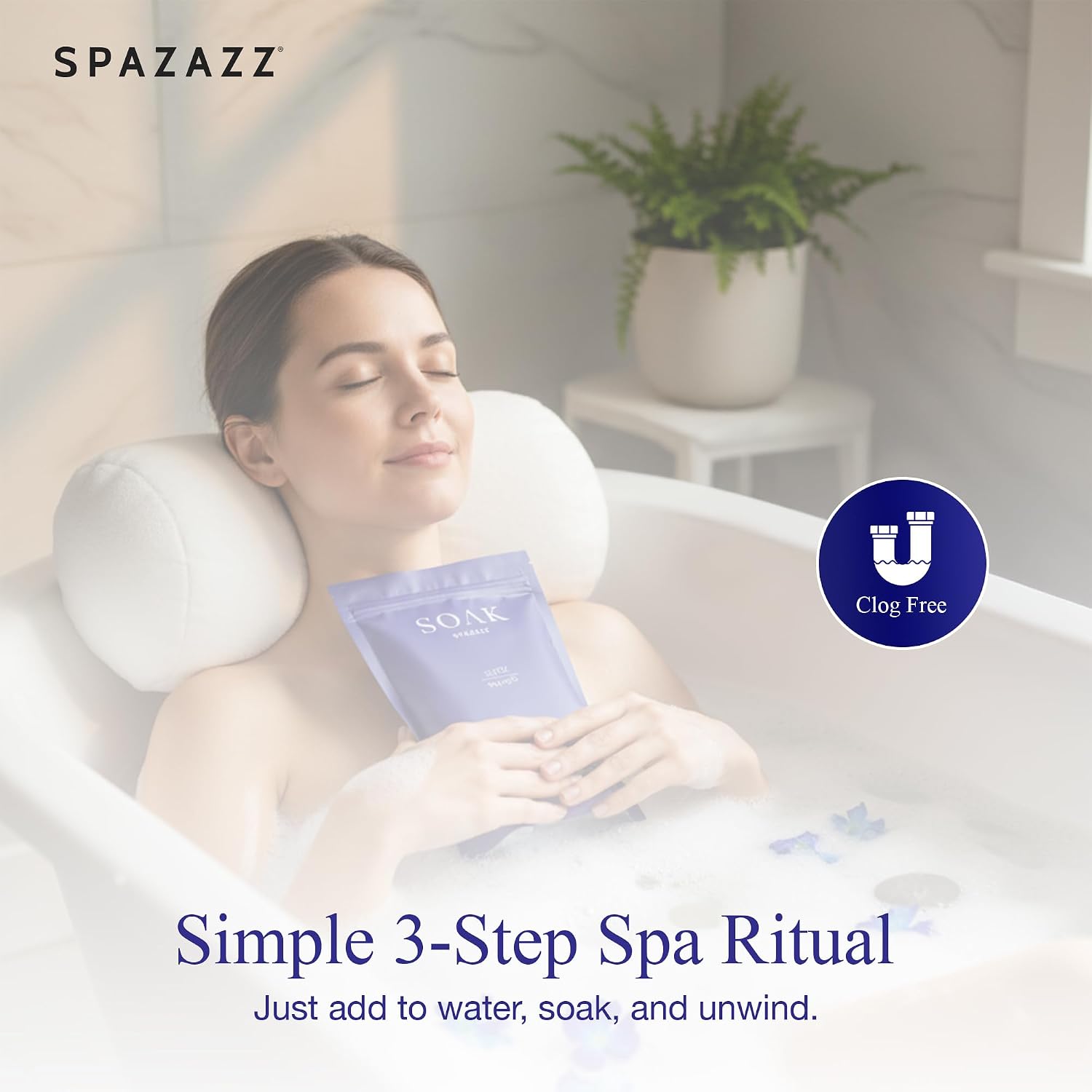 Spazazz Dead Sea Bath Salts with Magnesium & Arnica – Aromatherapy Mineral Bath Soak for Relaxation. Bathtub Soaking Salts – 33.3oz Salt Crystals with Bath Salt Scoop (Sea Blu Release)