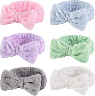 Shindel 6Pack Spa Headbands, Skincare & Makeup Headbands for Face Washing, Gift for Teen Girls, Stocking Stuffer