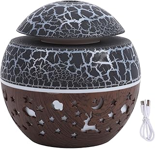 ZJchao Portable Mini Essential Oil Diffuser with Color Changing Lights, 100ml USB Humidifier for Small Spaces, Bedroom, Office, Car, Travel, Quiet Personal Diffuser