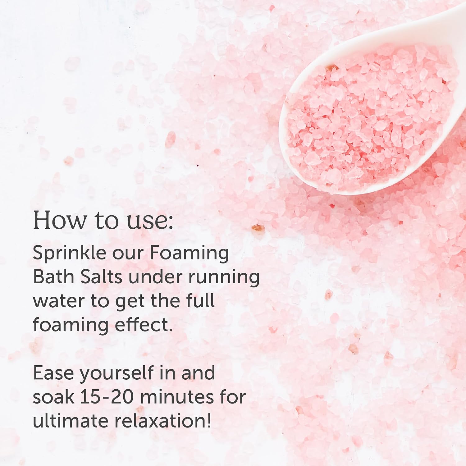 Foaming Bath Salt - Epsom Salts - Peppermint Aromatherapy - 4.6 oz - Moisturizing - Relaxing - Vegan - Paraben Free (Ocean Breeze)