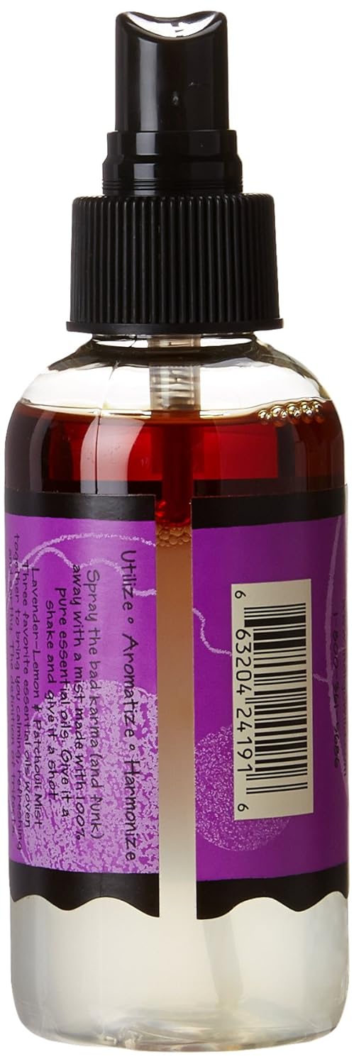 Indigo Wild Zum Mist Aromatherapy Spray, Lavender-Lemon and Patchouli, 4 Fluid Ounce