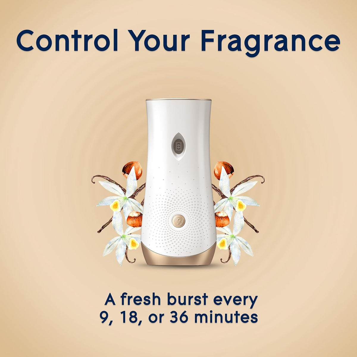 Glade Automatic Spray Refill, Air Freshener for Home and Bathroom, Vanilla Caramel Twist, 6.2 Oz