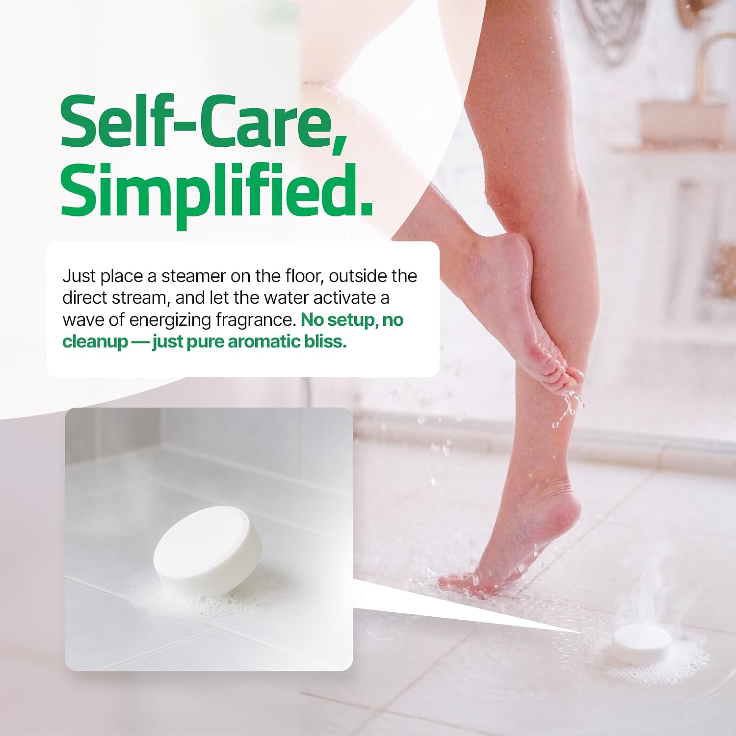 Shower Steamer with Eucalyptus Shower Bombs | 15 Extra Thick Tablets | Menthol Shower Steamers Aromatherapy | Self-Care and Body Restore Shower Steamer | Relaxing Vapor Shower Tablets by Perfa