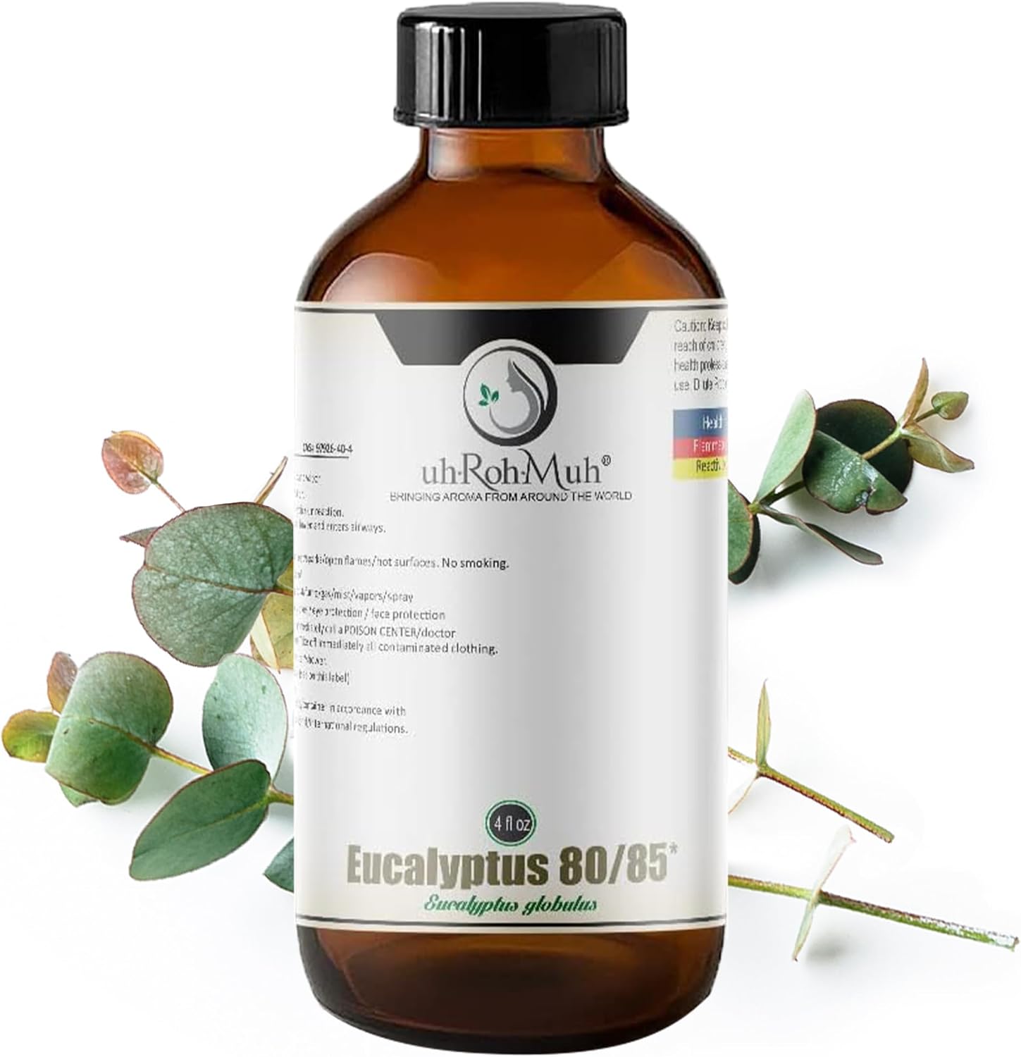 Eucalyptus Globulus 80/85 Essential Oil - 100% Natural Essential Oil - Premium Quality Home Essential Diffuser Oil for Aromatherapy and Skin Care 4oz