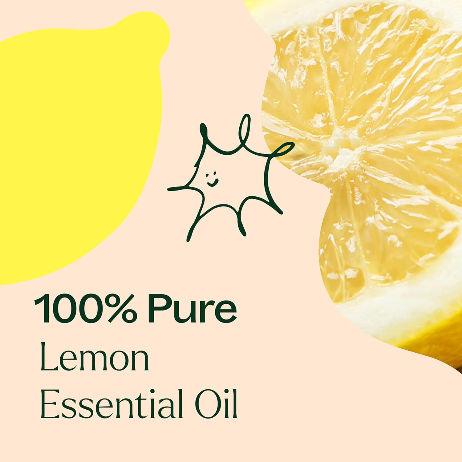 Plant Therapy Lemon Essential Oil for Diffusing, 10 mL (1/3 oz), 100% Pure and Undiluted, Natural Aromatherapy, Lemon Oil for Skin & Cleansing, Energizing & Uplifting