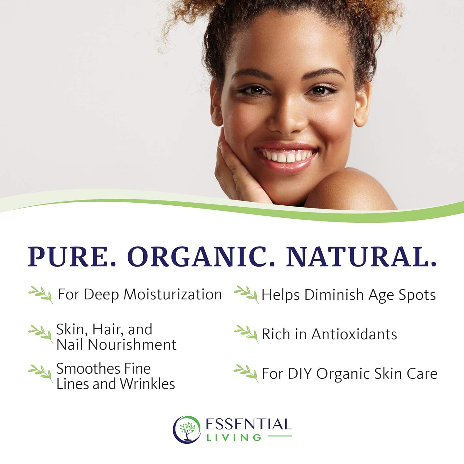 Essential Living: Sweet Almond Oil - Pure Carrier Oil for All-Natural Skin Care, Moisturizer, Makeup Remover, Oil Cleansing and More - 16OZ - Cold Pressed - No Hexane - Made in the USA