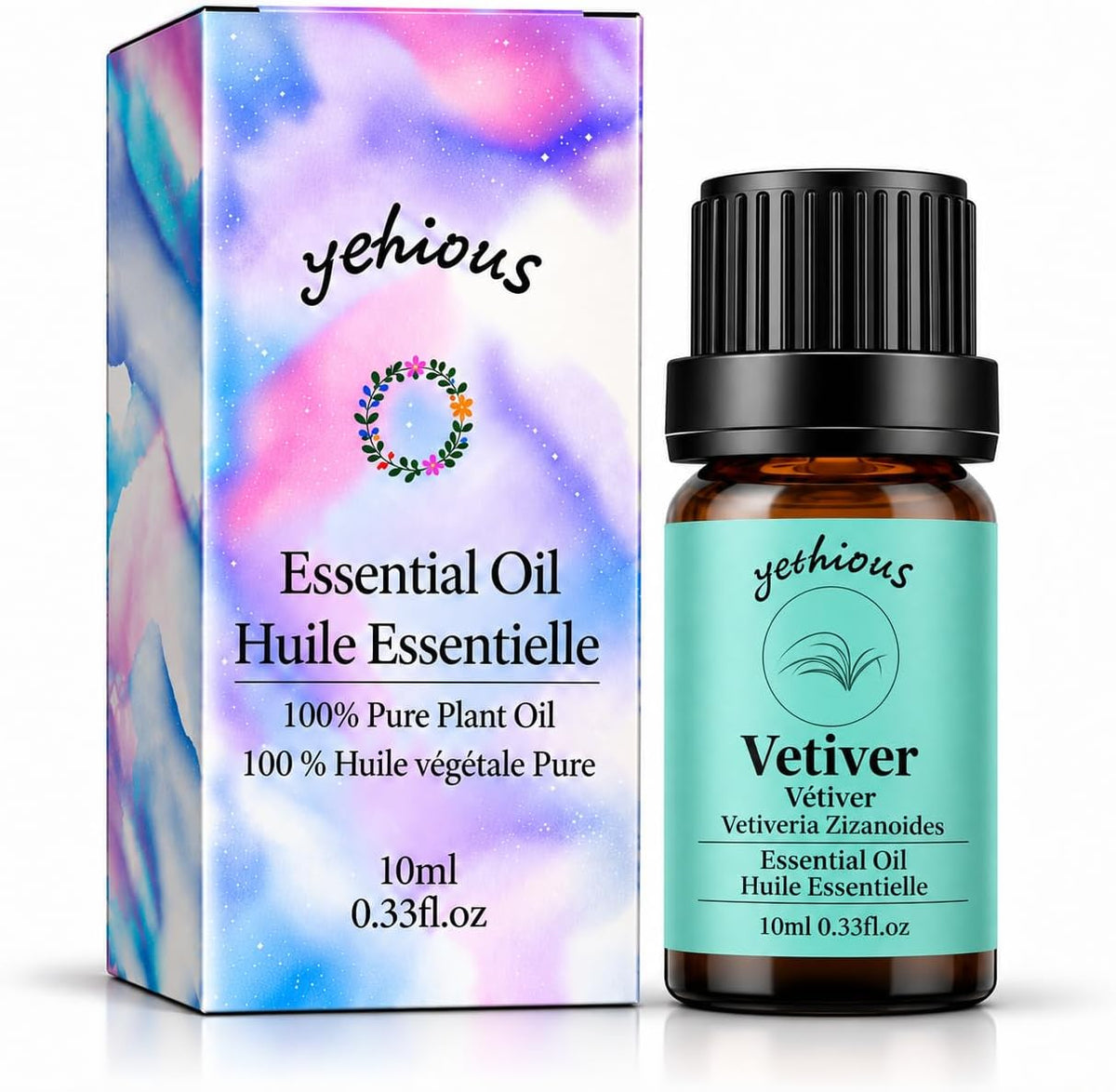 yethious Vetiver Essential Oil for Diffuser