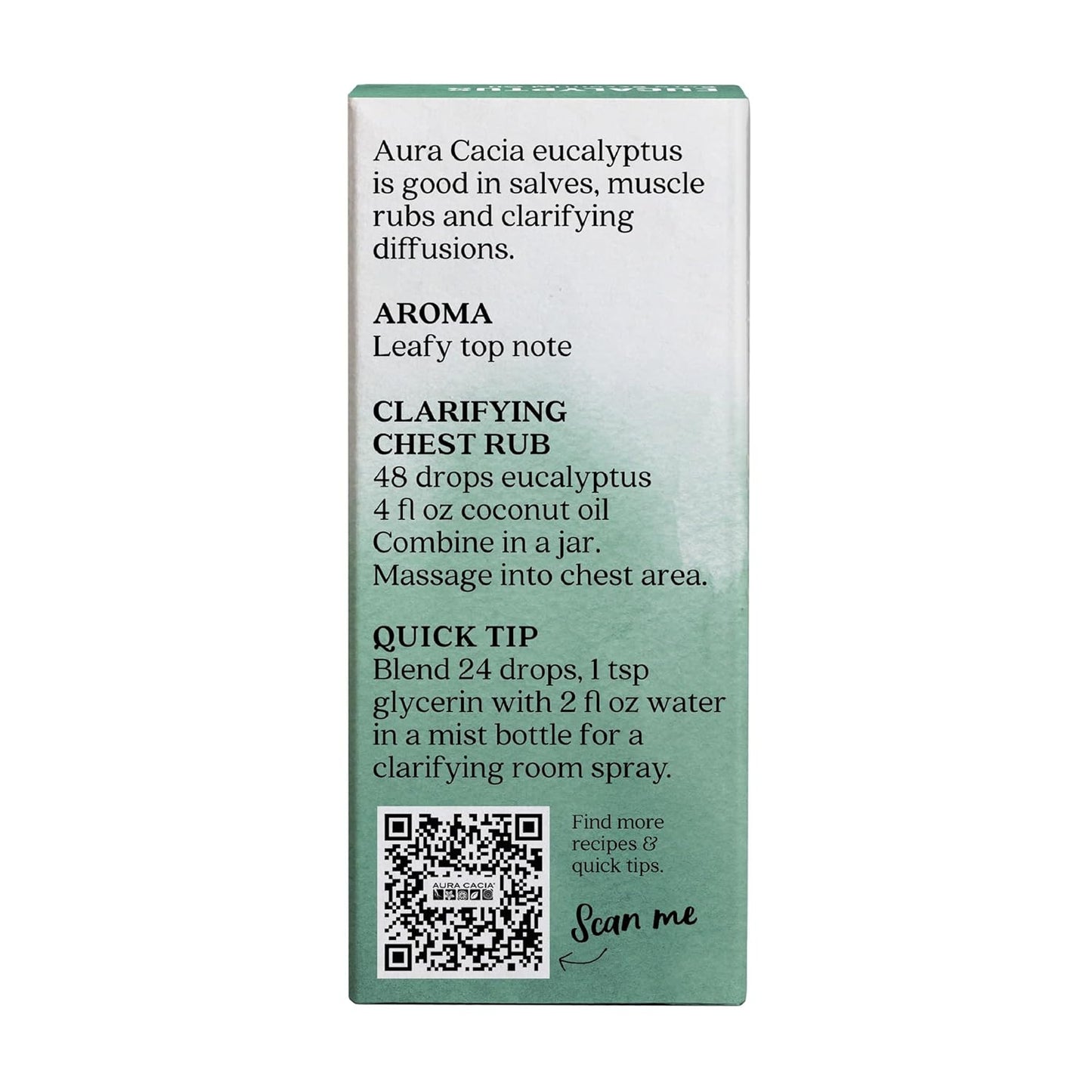 Aura Cacia Eucalyptus Essential Oil, Boxed, 0.5 Ounce