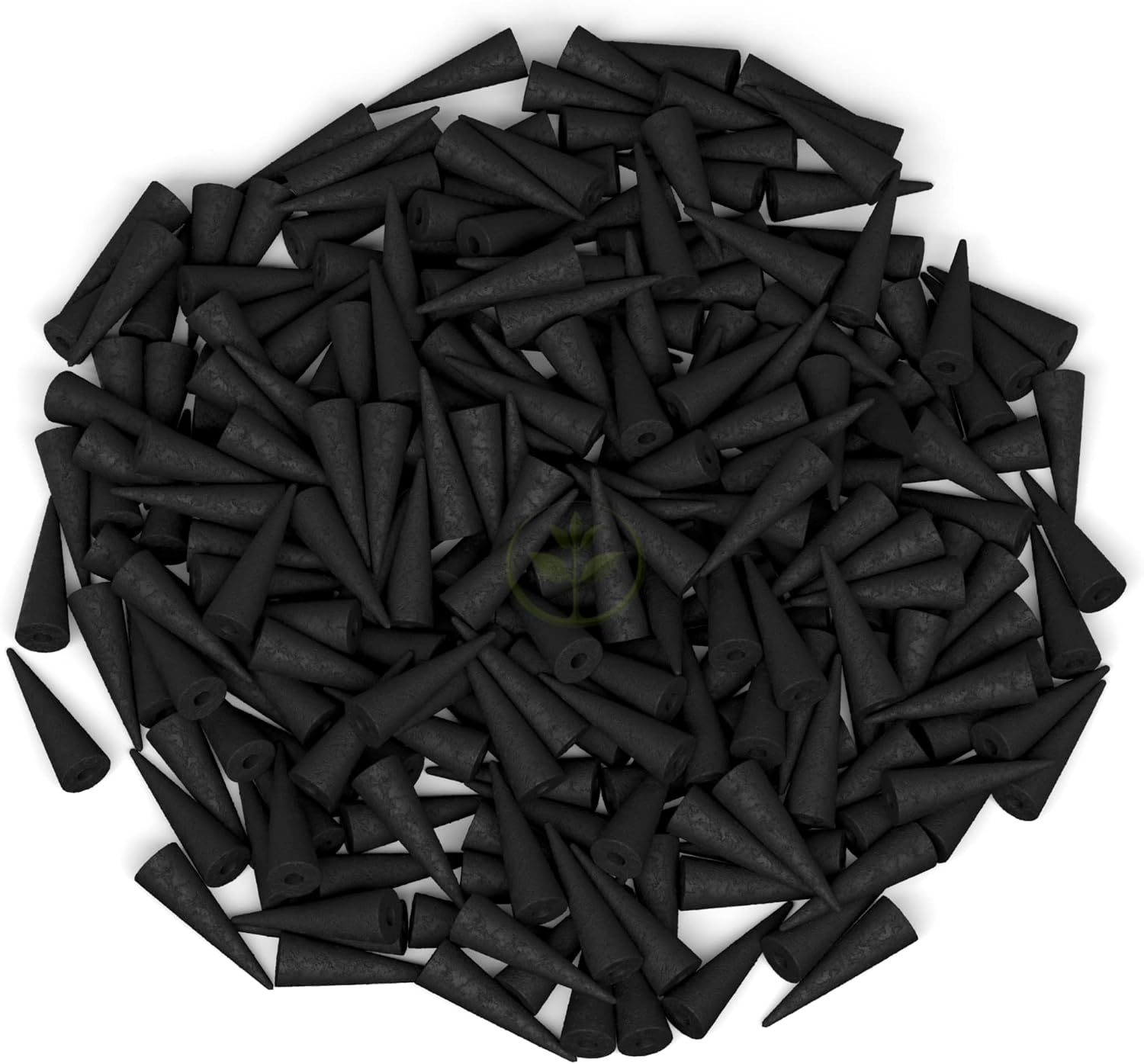 Lavender Charcoal Incense Cones 2" BACKFLOW - 60 Pack Bulk - Natural Scented Cones Handmade Hand Dipped