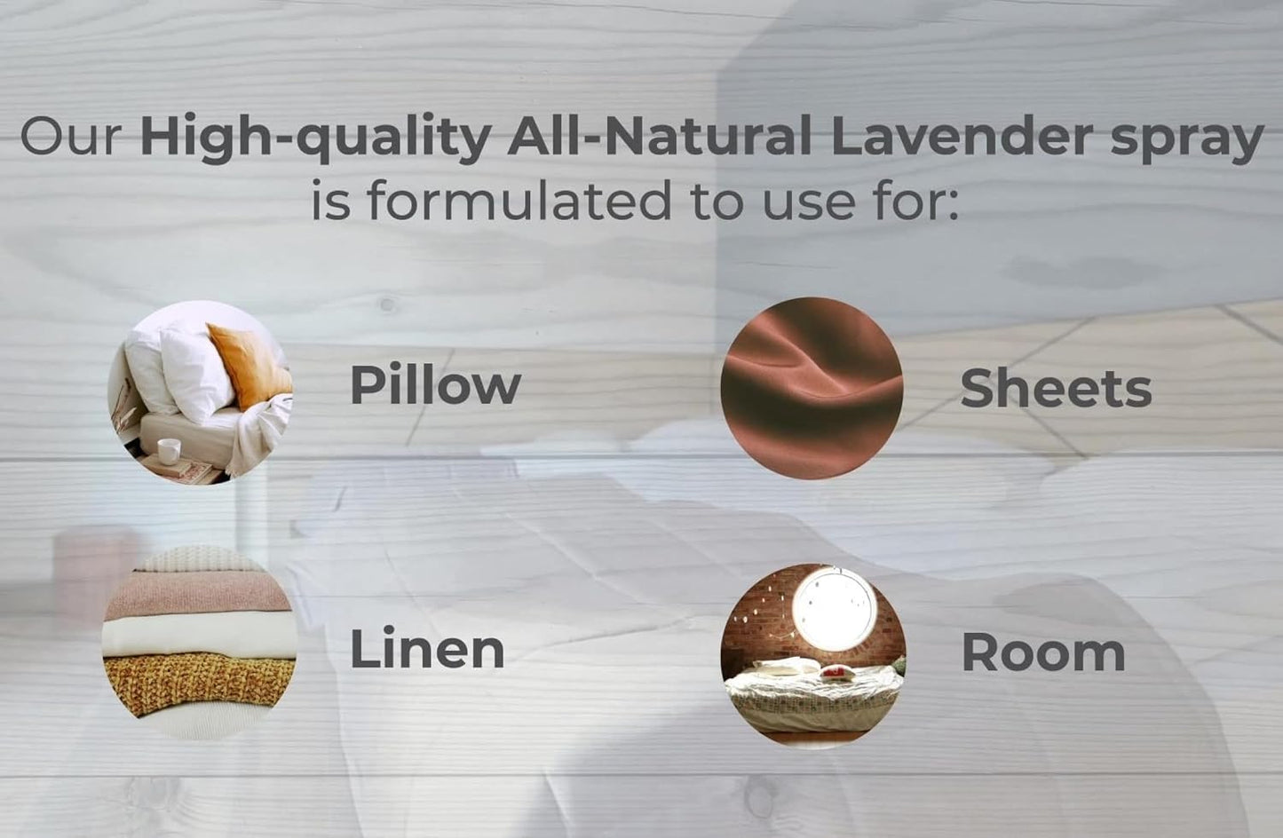 Aromasong All Natural Room & Linen Spray, Green Tea Scent, for Bedding, Sheets, Couches, Pillow, Fabric Freshener Spray for Bed Sheet, Odor Eliminator Air Freshener All Natural Fragrance Oil Spray.