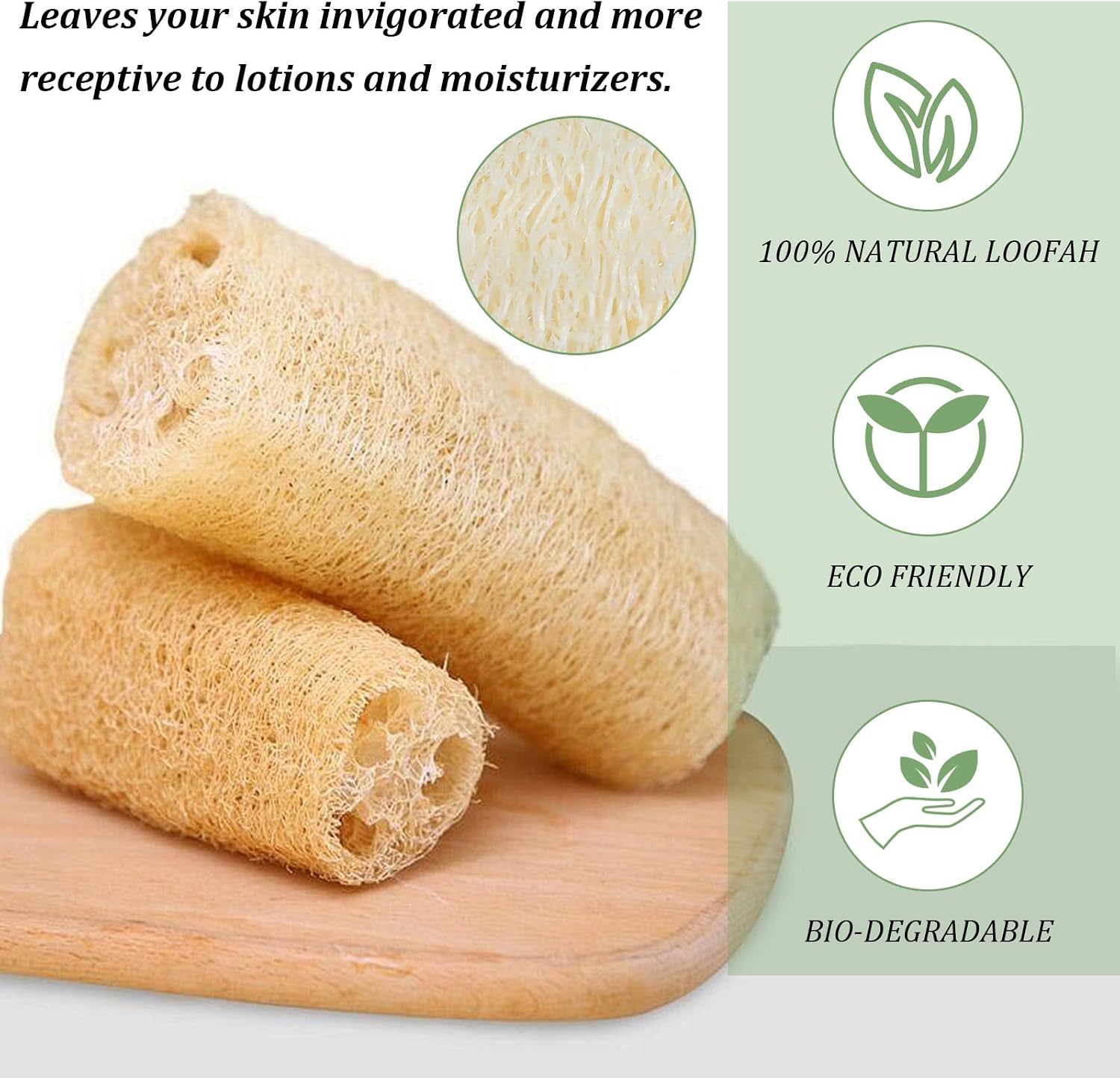 Nogeqi 20 Pcs Natural Loofah Sponge Pads for Washing Face, Exfoliating Body Face Scrub Pads for Makeup & Dead Skin Masks Removal, Exfoliating Face Pad for Women Men Cleansing Skin(2.17 Inch)