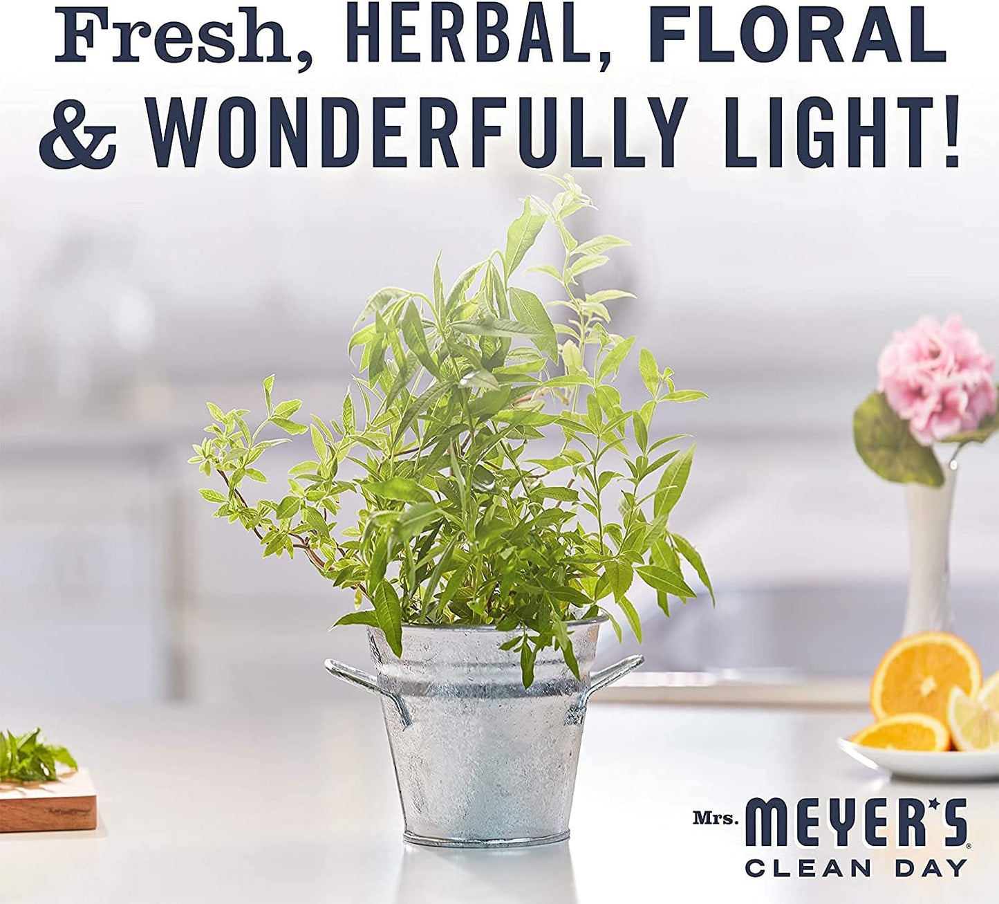 Mrs. Meyer’s Clean Day Room Freshener Spray, Lemon Verbena Scent, Instant & Refreshing Fragrance Made with Essential Oils (8 Fl Oz, Pack of 1)