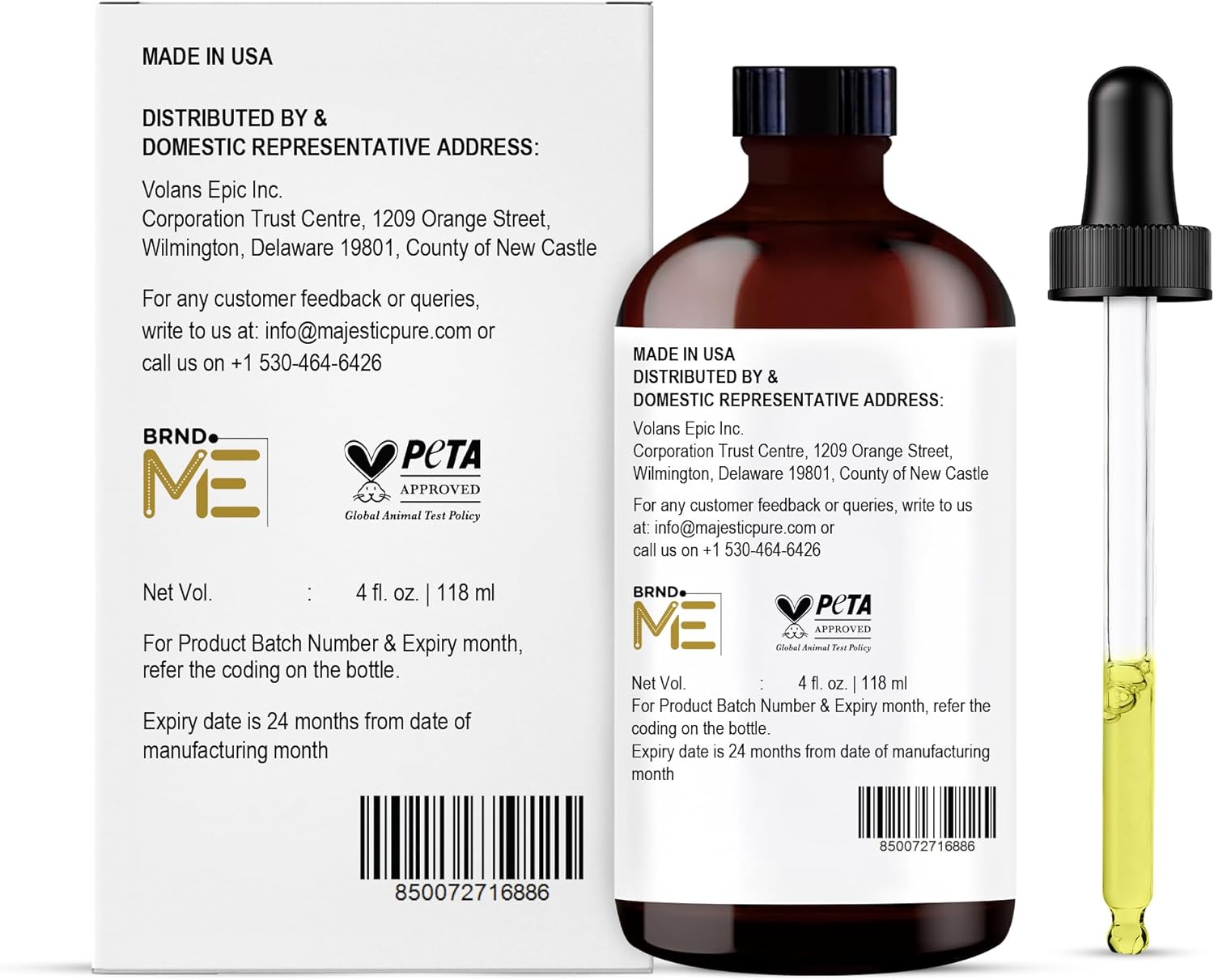 Majestic Pure Lemon Eucalyptus Essential Oil 4 Fl Oz - Fresh Citrus Scent for Diffuser, Home & Cleaning - Crisp, Uplifting Fragrance - Pure & Blend-Friendly Essential Oil
