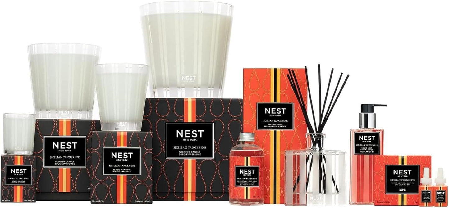 NEST New York Smart Home Fragrance Diffuser Refill Smart Vials, Sicilian Tangerine - Set of 2 - Designed for NEST x Pura 3 and NEST x Pura 4 Diffusers - Cruelty Free, Vegan