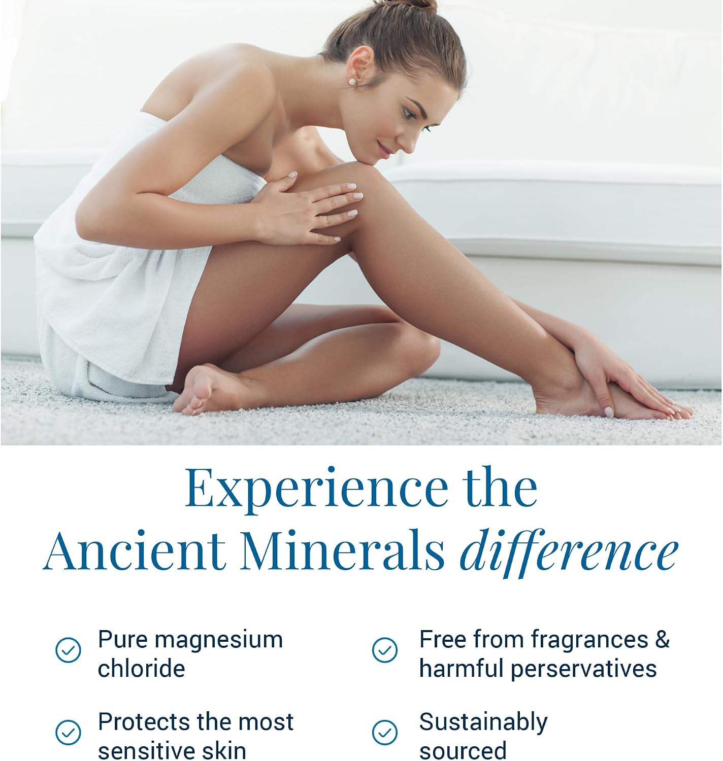 Ancient Minerals Magnesium Bath Flakes - Magnesium Lotion and Lotion Ultra with MSM - Pure Genuine Zechstein Chloride