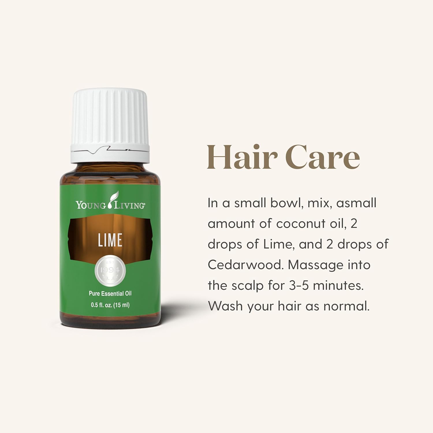 Young Living Lime Essential Oil 15 ml | Bright Citrus Aroma for Diffusers, Massage & Aromatherapy | Cold Pressed Lime Peel Botanical Oil | Fresh Zesty Fragrance | Seed to Seal Quality