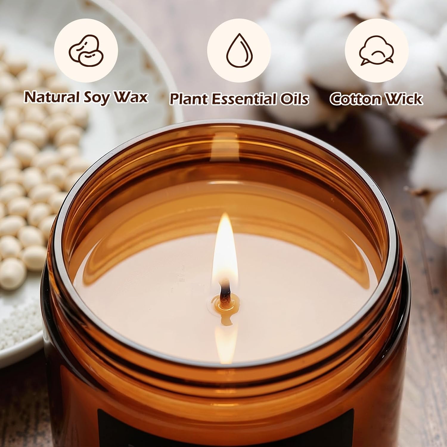 Scented Candles Set, 4 Pack Soy Candles for Home Scented, Candle Gifts for Women Men, 28oz 200 Hours Burn, Scents of Pineapple Cocktail/Coconut Vanilla/Pink Sands/Bahamian Breeze