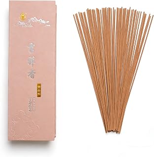 Incense Sticks, 110 Fuxi New Mountain Sandalwood Sticks - 100% Natural Chinese Aromatherapy, Charcoal Free & Coreless, for Daily Wellness, Yoga, and Home Fragrance