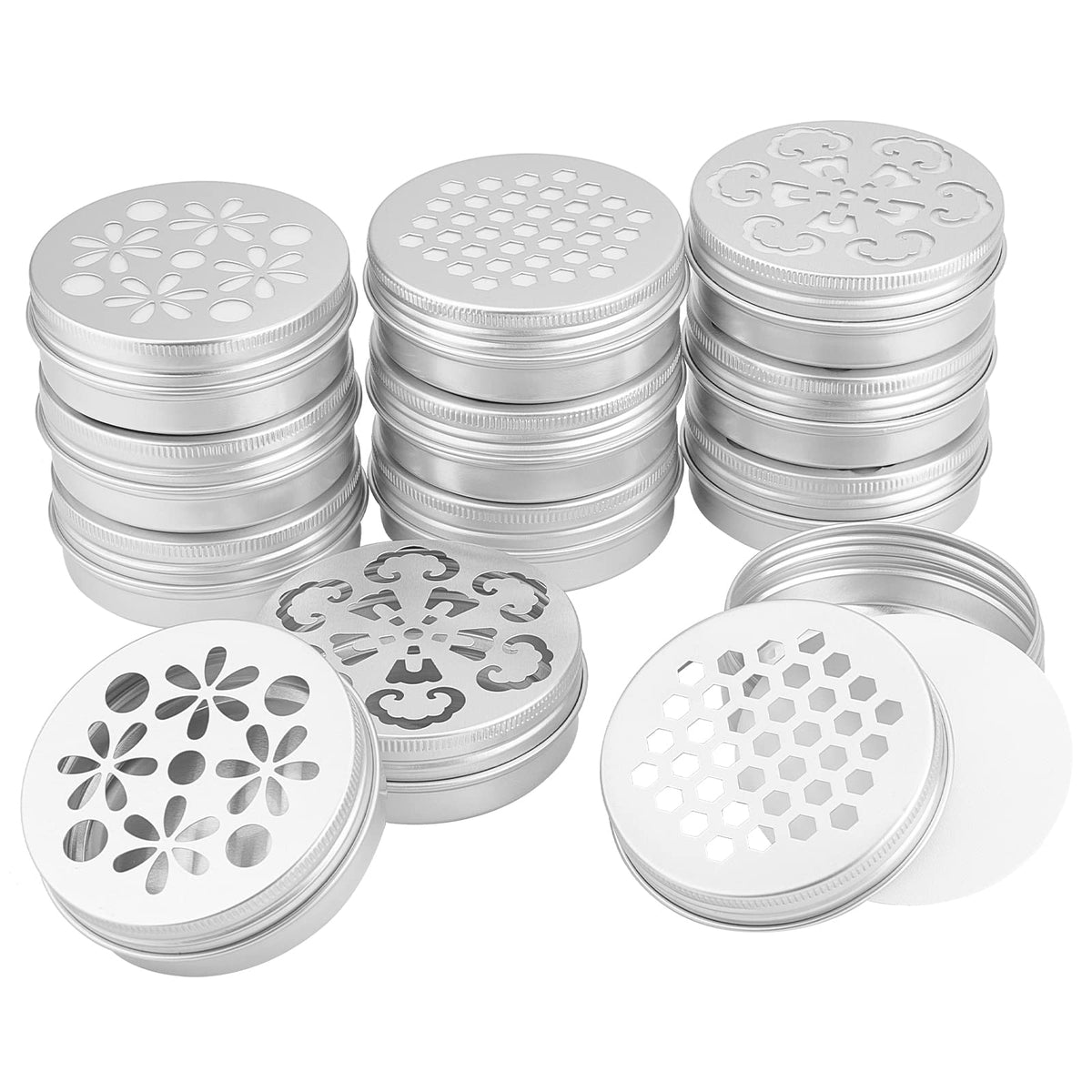 PH PandaHall 2 Ounce Aluminium Tins