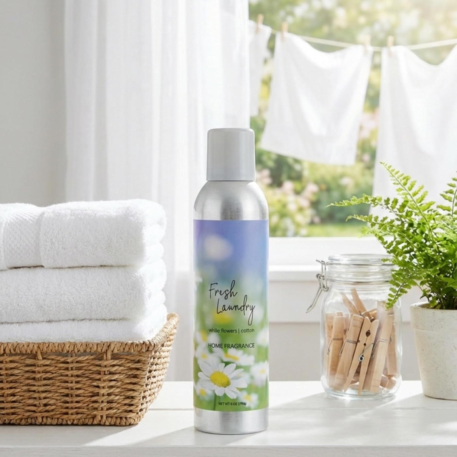 AP Fragrance Fresh Laundry - Air Freshener Spray - Concentrated Odor Eliminator for Home, Car, Office
