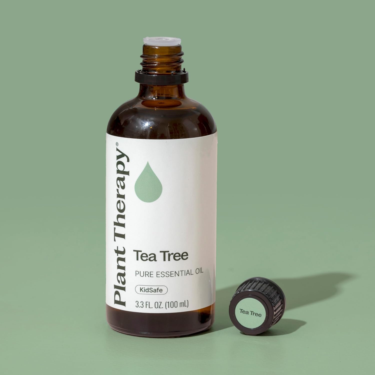 Plant Therapy Tea Tree Essential Oil, 100 mL (3.3 oz), Melaleuca alternifolia, 100% Pure and Undiluted, Natural Aromatherapy for Skin, Hair & Home