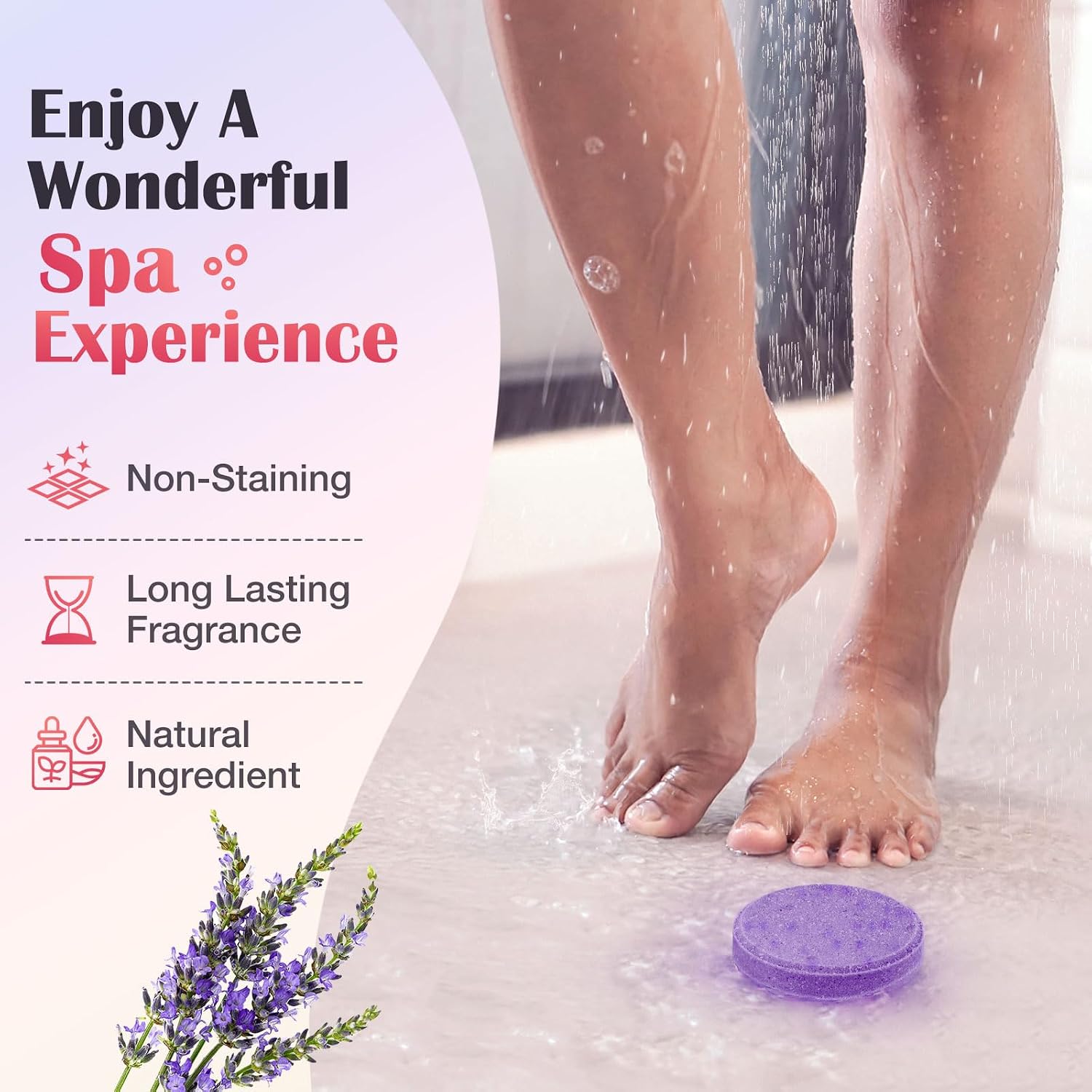 Qivatex Shower Steamers Aromatherapy, Birthday Gifts for Women, Teen Girls | Natural Essential Oils, Soothing Spa Self Care for Stress Relief & Relaxation, Gift for Women, Wife, Mom, Sister, Girlfriend