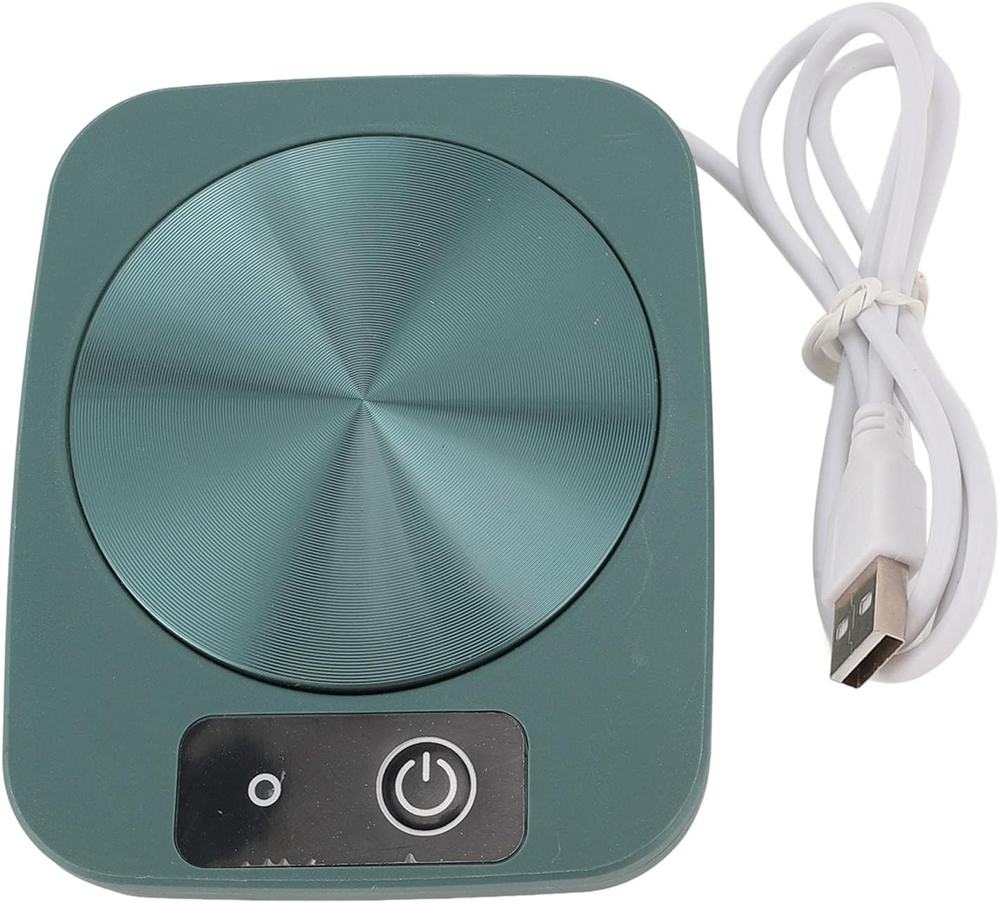 Coffee Mug Warmer, 10W Electric Thermostat Coffee Mug Heater Coaster for Desk, Candle Wax Cup Warmer Heating Plate for Coffee, Milk, Tea, Chocolate, Beverage (Green)