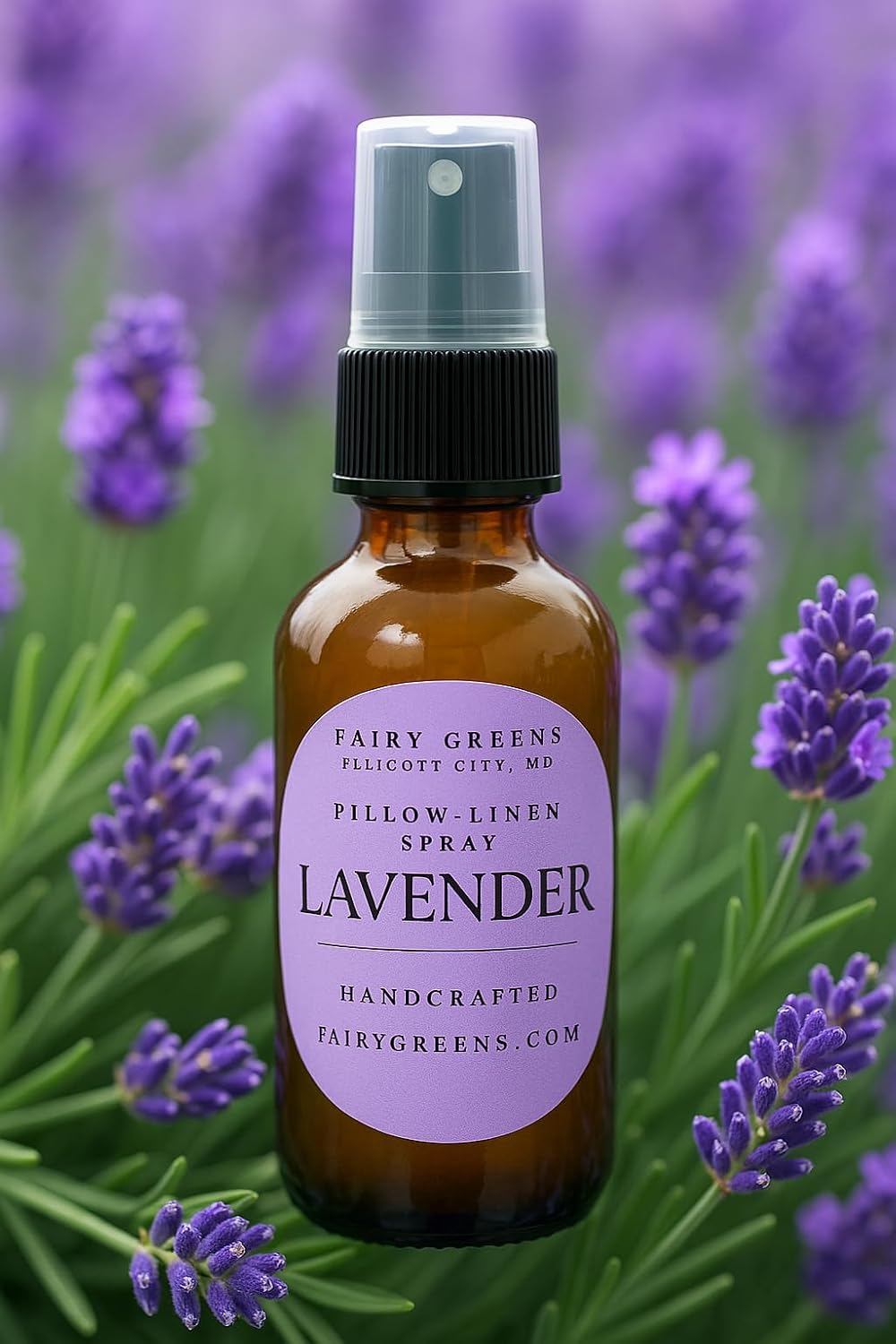 Lavender Pillow Spray – 2oz All-Natural Sleep Mist with Pure Essential Oils | Handcrafted Calming Room & Linen Spray for Better Sleep | Made on Family Farm