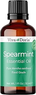 Viva Doria Spearmint Essential Oil, 100% Pure, Natural Spearmint Essential Oil, Undiluted, for Aromatherapy | Food Grade, 30 mL (1 Fluid Ounce)
