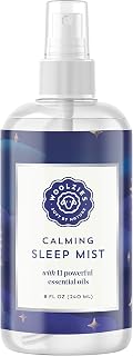 Woolzies Calming Sleep Mist | 100% Natural Hypoallergenic Essential Oil Pillow Spray | Relaxing & Comforting | 8 FL OZ