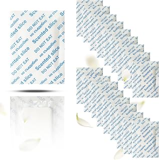 20 Pcs Closet Odor Eliminator Scented Sachets for Shoes, Closets, Dresser Drawers, Odor Elimination, Long-Lasting Freshness (Jasmine Scent)