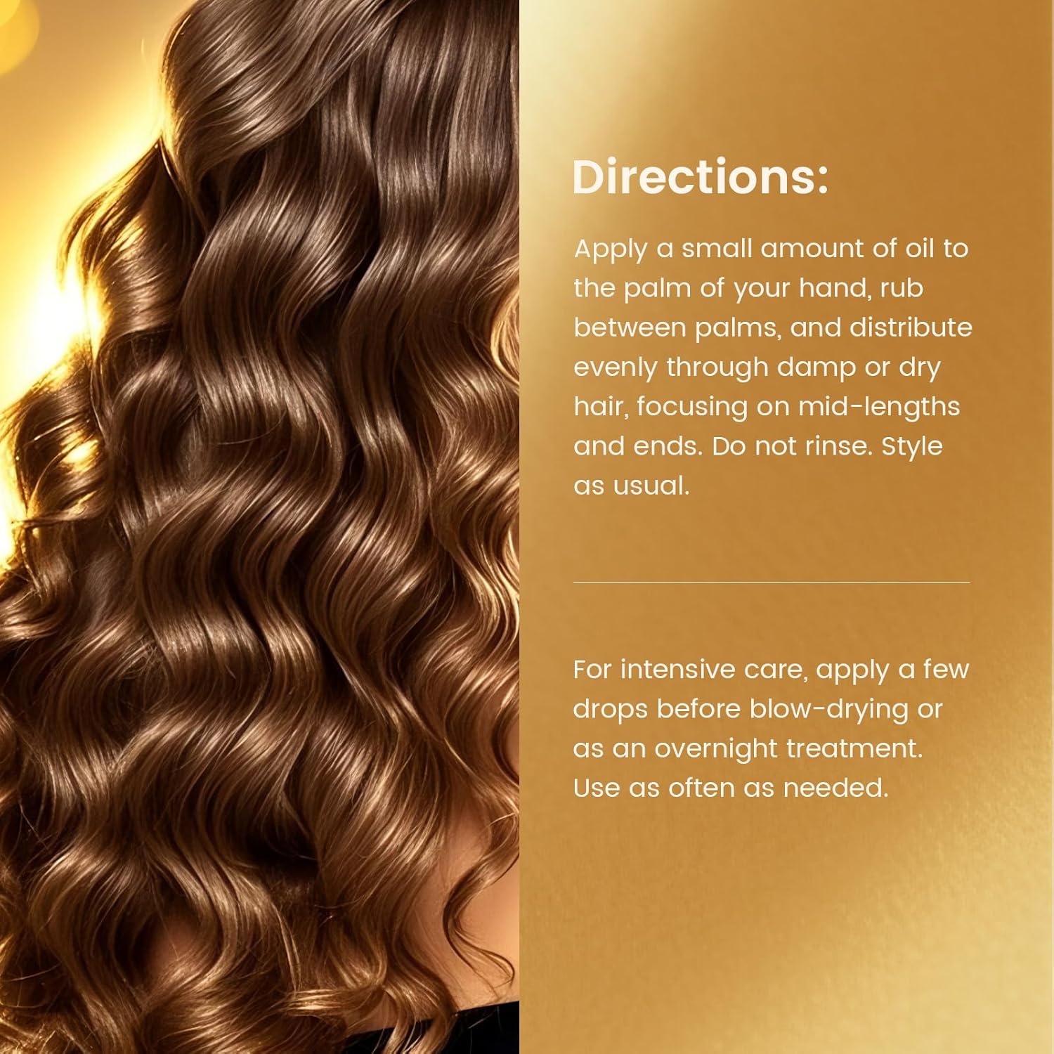 Hair Oil Spray Argan Oil of Morocco for Hair Healing Cold-Pressed Moroccan Argan Oil Serum Mist for Dry Damaged Frizzy Curly Hair Nourishing Treatment Heat Protector 80ml/2.7 fl.oz