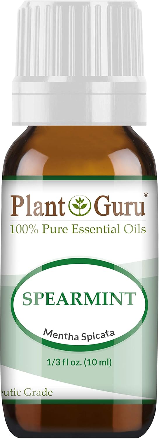 Spearmint Essential Oil 10 ml. 100% Pure Undiluted Therapeutic Grade for Aromatherapy Diffuser