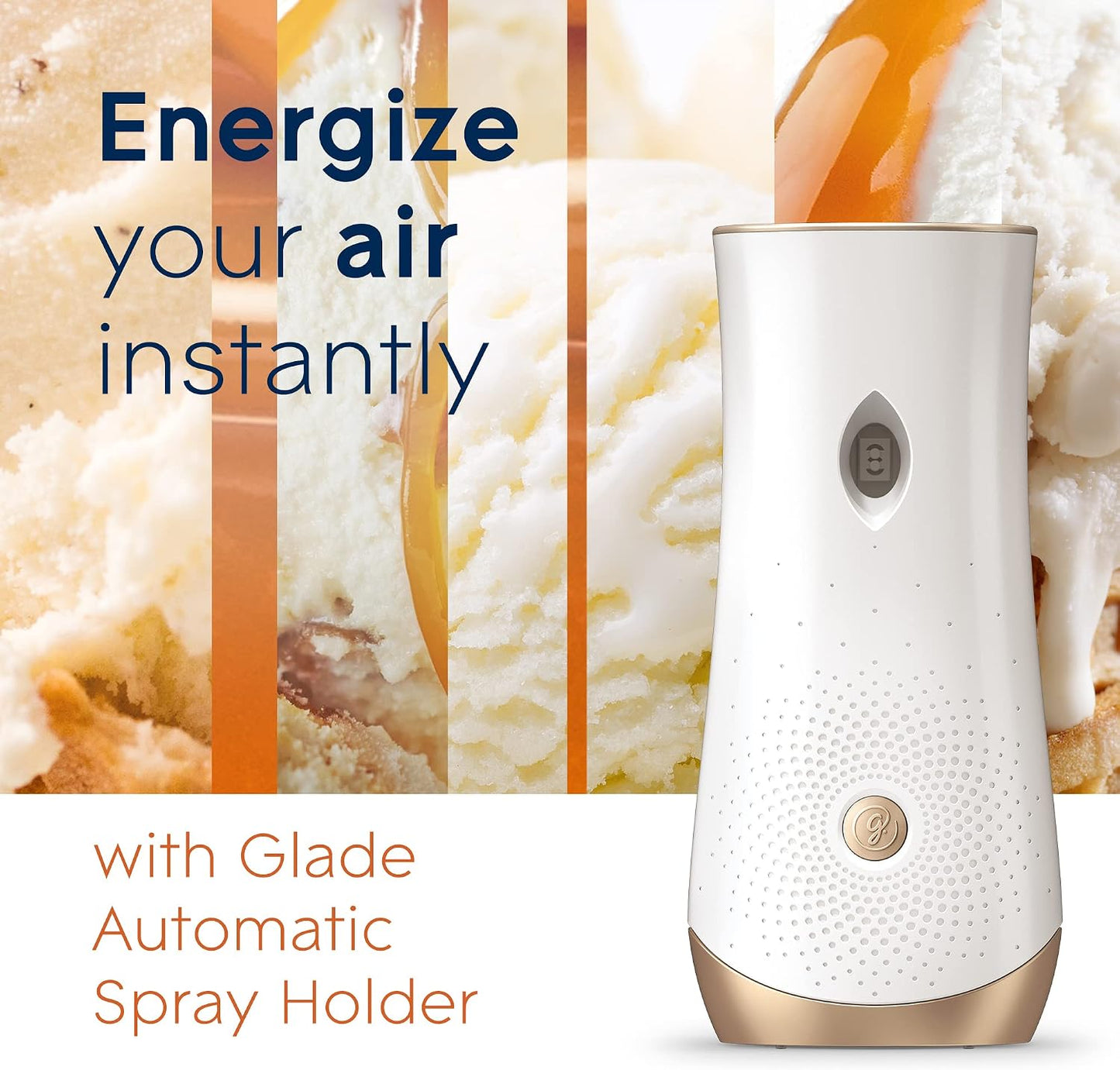Glade Automatic Spray Refill, Air Freshener for Home and Bathroom, Vanilla Caramel Twist, 6.2 Oz