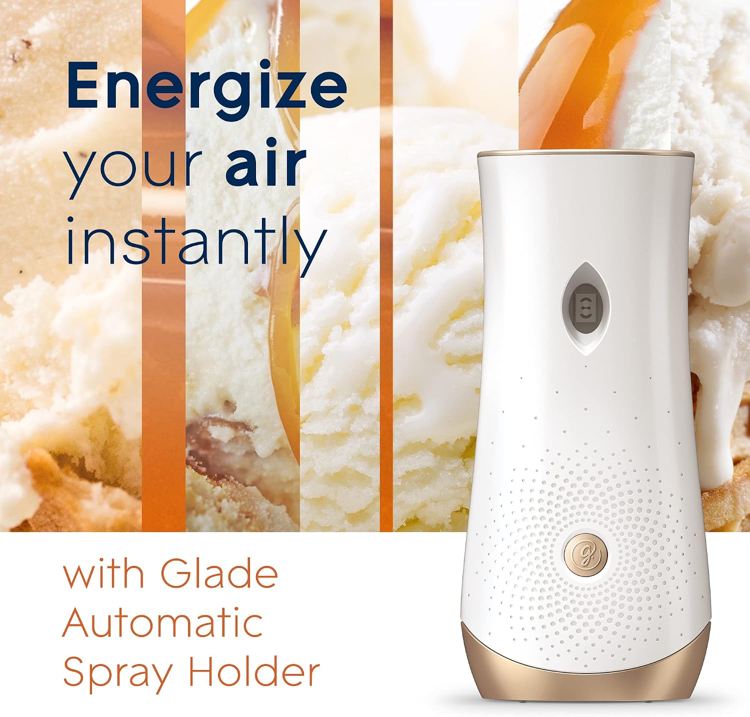 Glade Automatic Spray Refill, Air Freshener for Home and Bathroom, Vanilla Caramel Twist, 6.2 Oz
